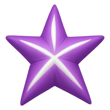 4 pointed star sticker