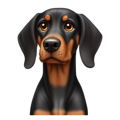 Doberman anda beagle  sticker