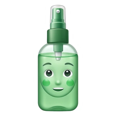green skincare spray sticker