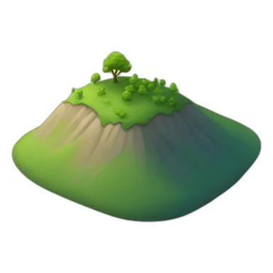 a small hill sticker