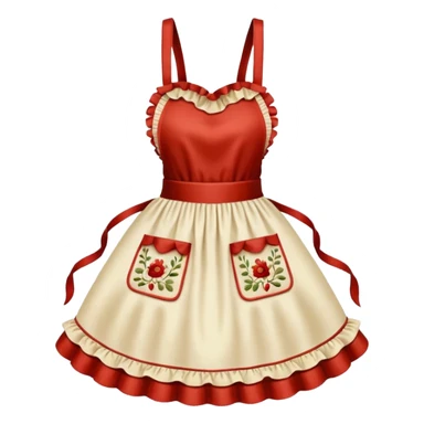 fancy kitchen apron  sticker