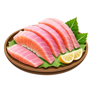 light pink sashimi 1 bite   sticker
