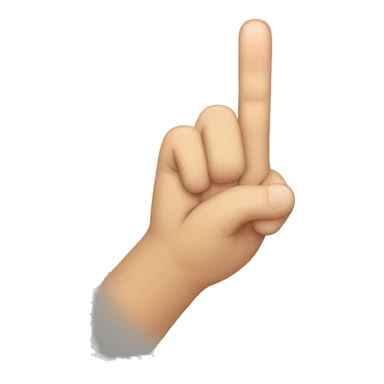 Middle finger side eye emoji  sticker