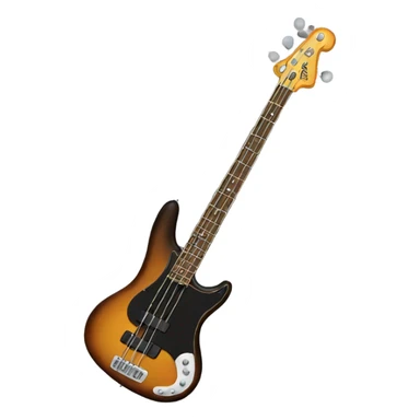 bass guitar sticker