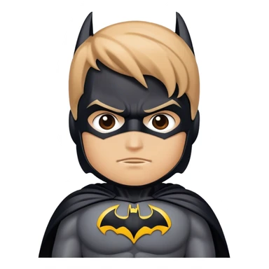batman costume sticker