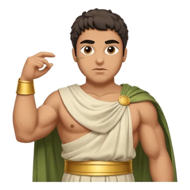 Grecki bóg petros sticker