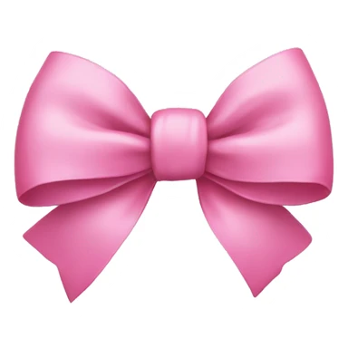 Pink bow sticker