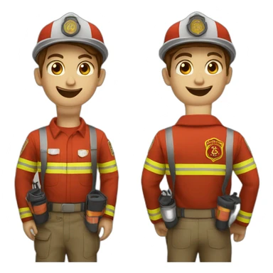 volunteer fire corps sticker