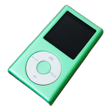 iPod nano 3rd generation mint green sticker