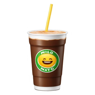 milo brand drink sticker