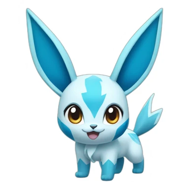 Glaceon Pokemon sticker