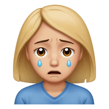 être triste pleurer sticker