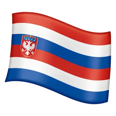 FR yugoslavia flag blue white red without star, only three stripes sticker