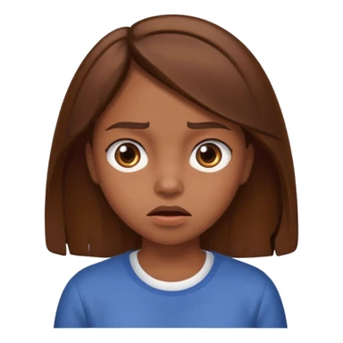 gurl with brown hair being dumb  sticker