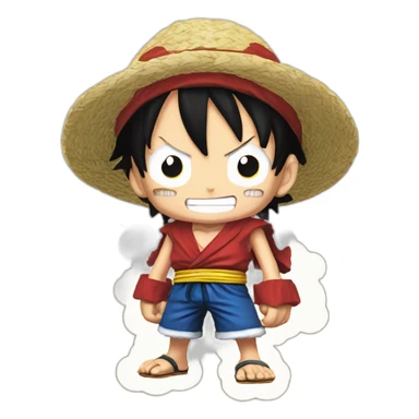 Luffy Gear 5 nika sticker