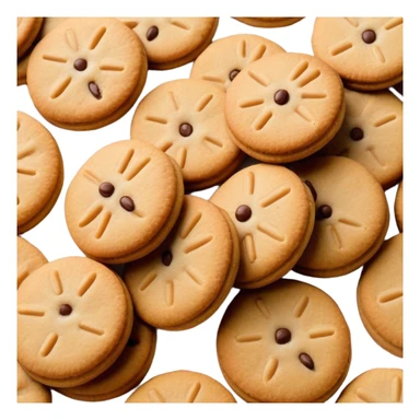 het snoepgoed 'pepernoot'. Komt uit Nederland voor het feest sinterklaas sticker