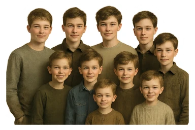 10 11 uoshli bolaning akalarini tasvirlab ber orqa fonda hech qanday narsa bo'lmasin sticker