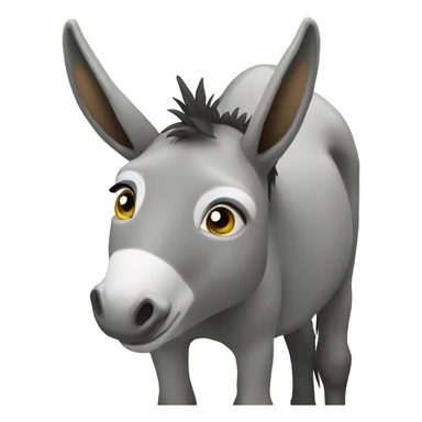 Donkeys rear end sticker