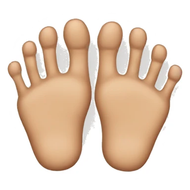 Toes crossed like two fingers crossed sticker