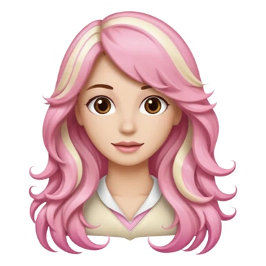 neapolitan style hair sticker