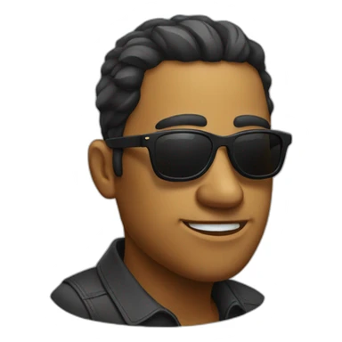 ducking with sunglasses sticker