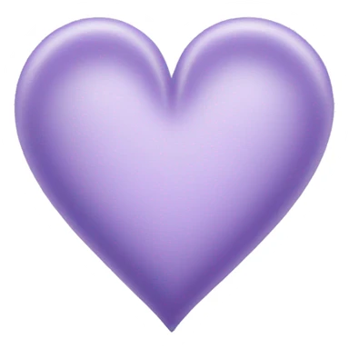 light lavender heart sticker