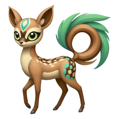 Tribal marked Fonbri-Falvie-Vernid-Meloetta-hybrid-fusion, full body sticker