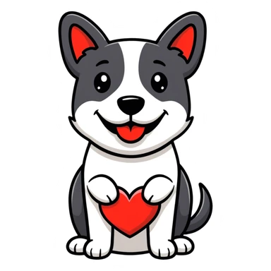 Dog Love  sticker