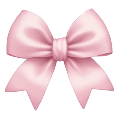light pink bow sticker