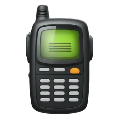 old school walkie talkie sticker