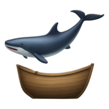 Chat sur baleine sticker