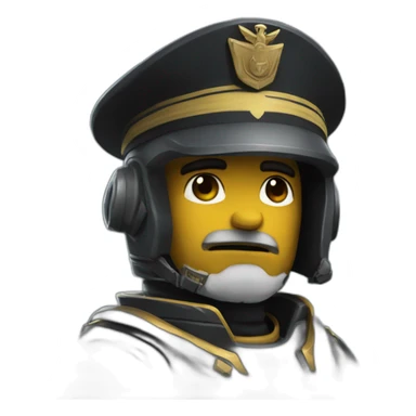 Helldivers Admiral sticker