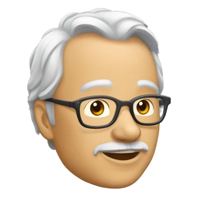 Réunionnais chauve sticker