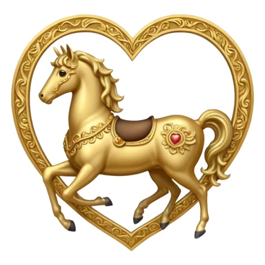 centaur themed heart sticker