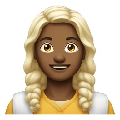 Девочка обнимает швейную машинку  sticker