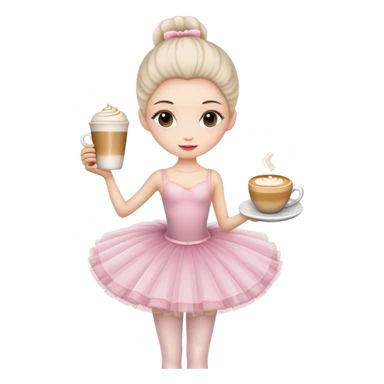 Ballerina cappuccino ￼ sticker