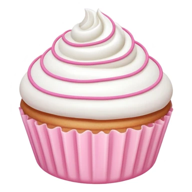 pink piping bag and white frost sticker