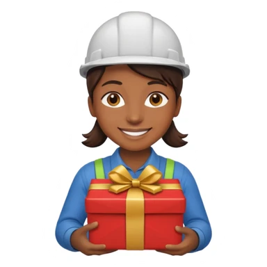gift with an worker sticker