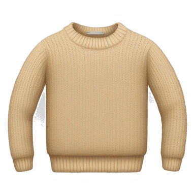 Beige sweater  sticker