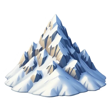 snow mountain sticker