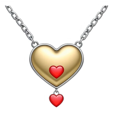 pendant with a meaningful symbol like a heart or infinity sign on a delicate chain sticker