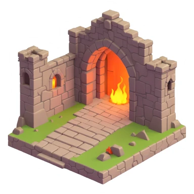 dungeon with another different monster sticker