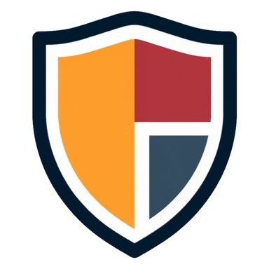 simple shield sticker