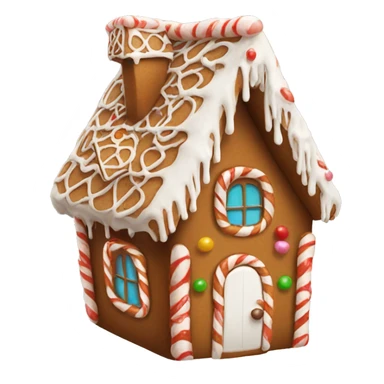 cute gingerbread house sticker