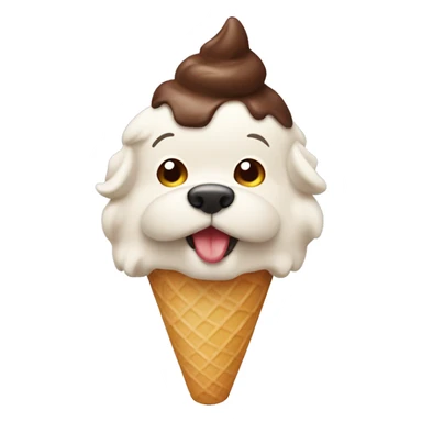 dog rating icecream sticker