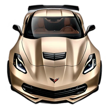 2014 Chevrolet Corvette C7 ZR1 BEIGE color sticker