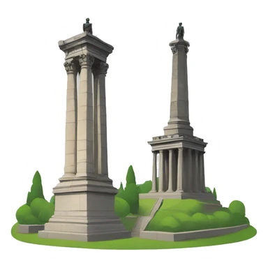 Scot monument sticker