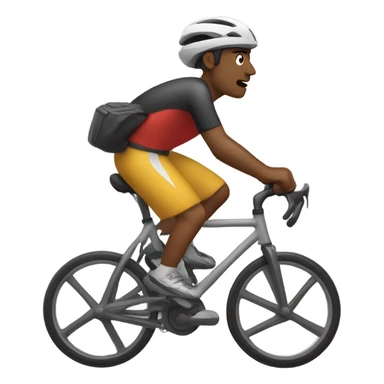 Cycling sticker