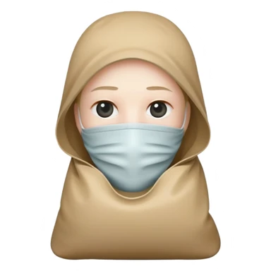 Bag over face sticker