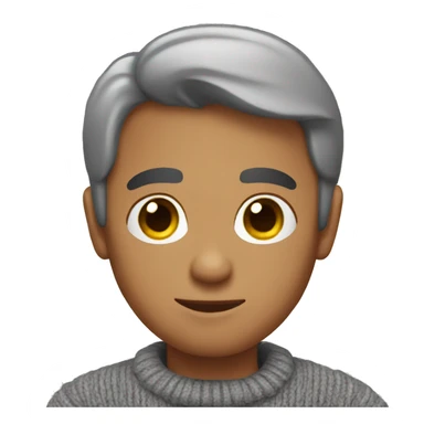 jorge wearing a sweater sticker